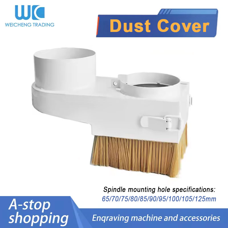 Dust Shoe Cnc - 65/70/75/80/85/100/125mm Diameter Dust Collector Dust Cover
