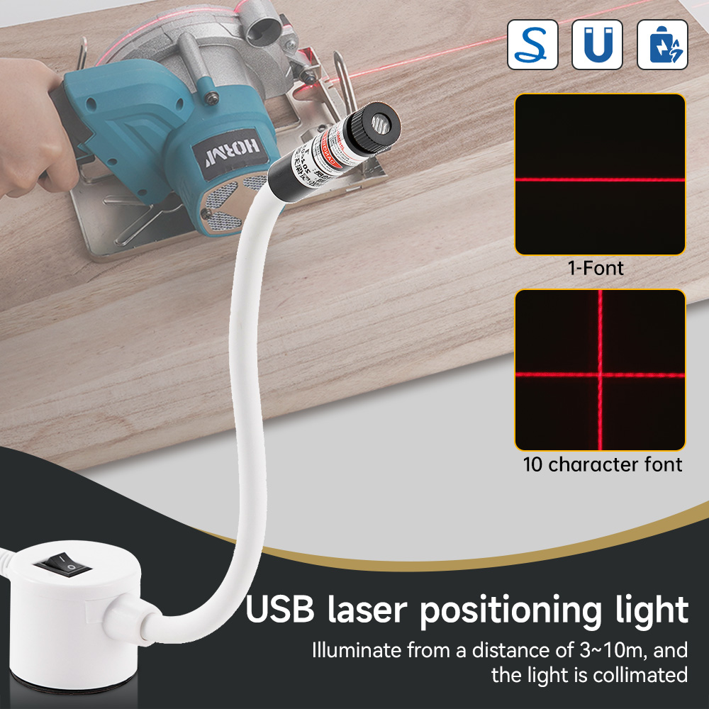 Industrial Laser Equipment - USB Powered Red Laser Light Sewing