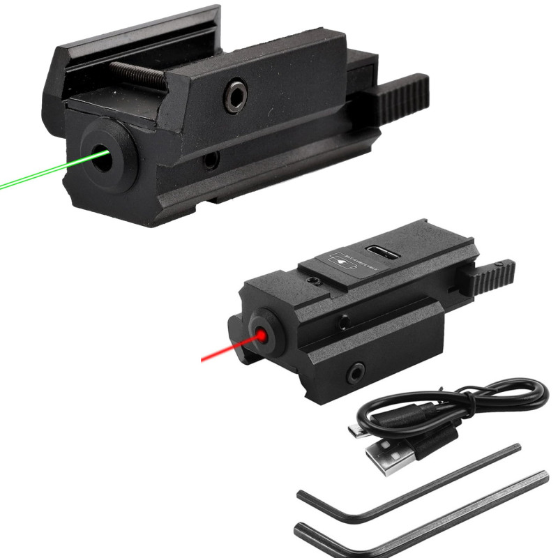 Industrial Laser Pointer - USB Charging Mini Red Green Laser