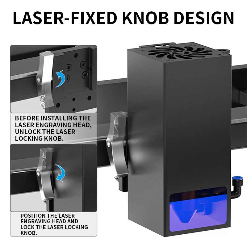 20W Laser Engraver U20 Laser E - огляд і ціна Air Assist Pump Laser
