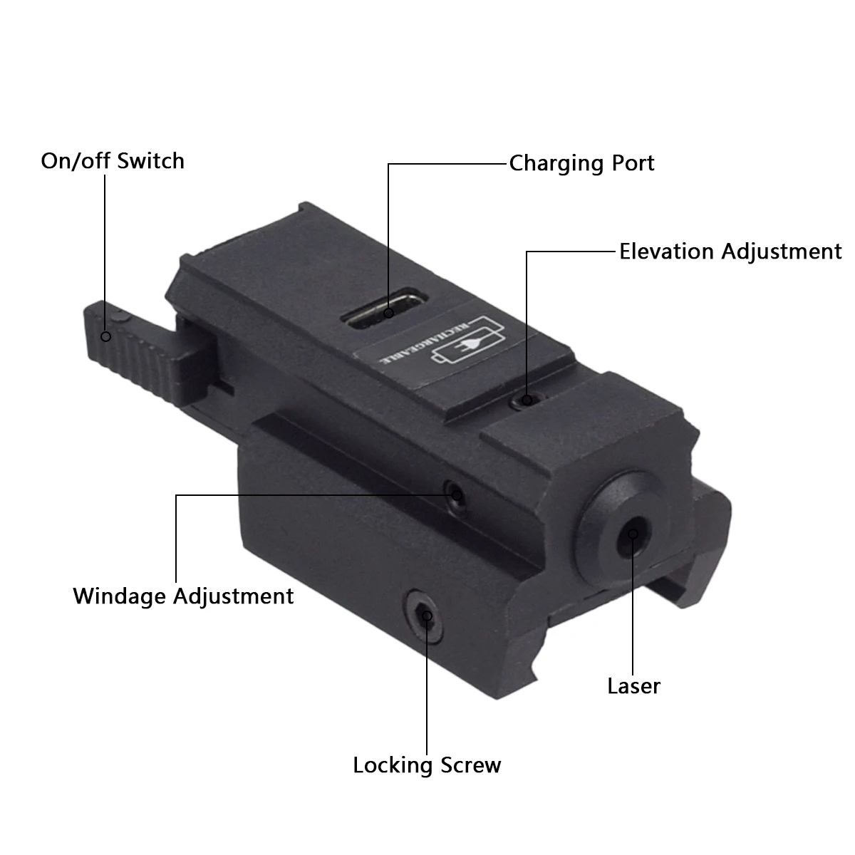 Airsoft Red Green Laser Sight  - огляд і ціна Industrial Laser Pointer