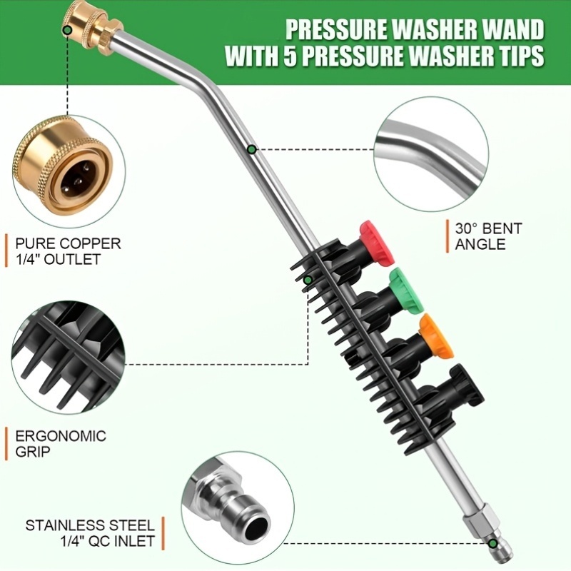 Pressure Washer Extension Wand - огляд і ціна Laser Nozzle Ceramic