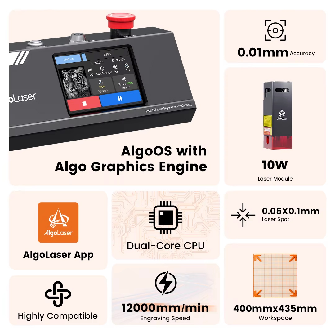 Algolaser DIY Table 40*43cm CN - огляд і ціна Industrial Laser Removal