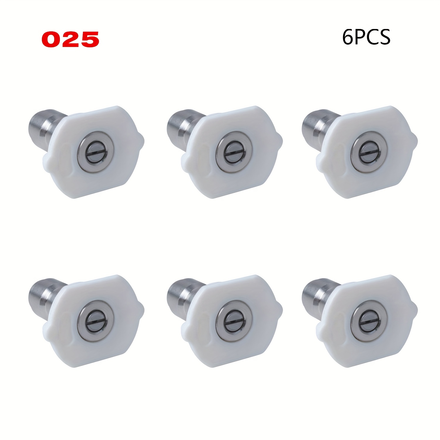 6‑Pack Stainless Steel Pressur - огляд і ціна Laser Nozzle Ceramic