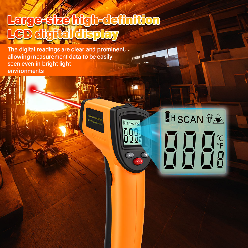 Digital Infrared Thermometer N - огляд і ціна Industrial Laser Temperature