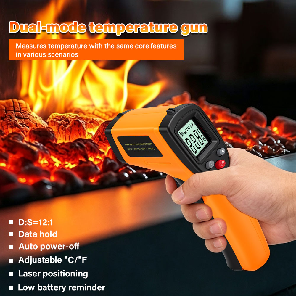 Digital Infrared Thermometer N - огляд і ціна Industrial Laser Temperature