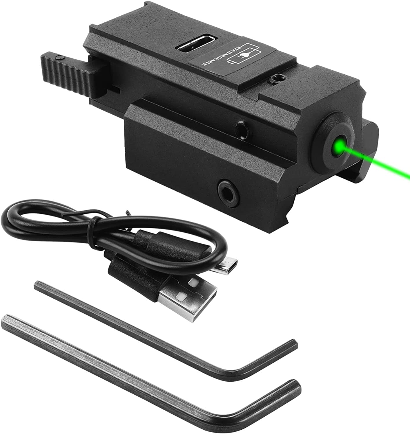 USB Charging Mini Red Green La - огляд і ціна Industrial Laser Pointer