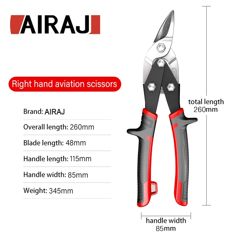 AIRAJ  Aviation Scissor Tin Sn - огляд і ціна Industrial Laser Removal